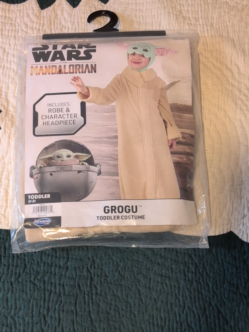 New Official Star Wars Grogu costume ( 2T-3T)
